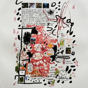 BASQUIAT Jean-Michel (1960 - 1988) ( d'après )