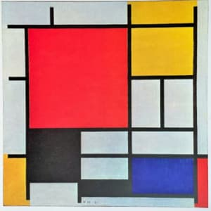 MONDRIAN Piet (1872 - 1944)  (d'après)